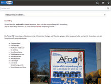 Tablet Screenshot of afd-verpackung.de